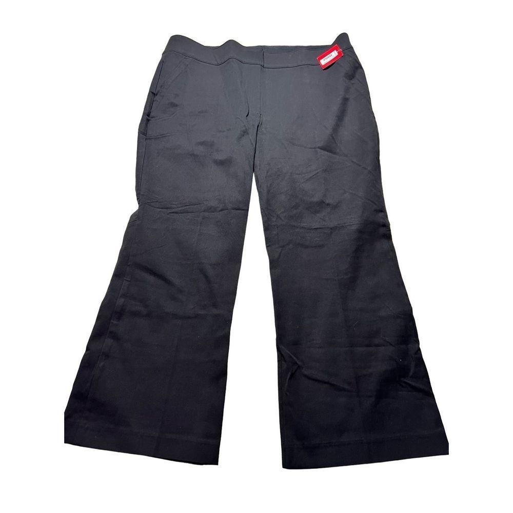 SPANX Women's Classic Black Mid-Rise Polished Kick Flare Pants Size 1X NWT